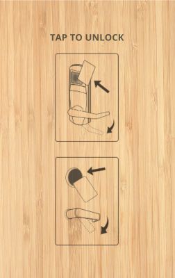 Welcome Bamboo Wood Card